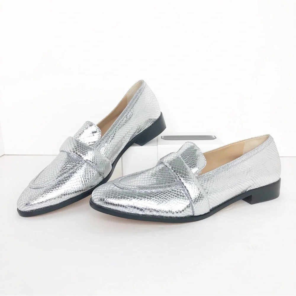 SCHUTZ silver metallic